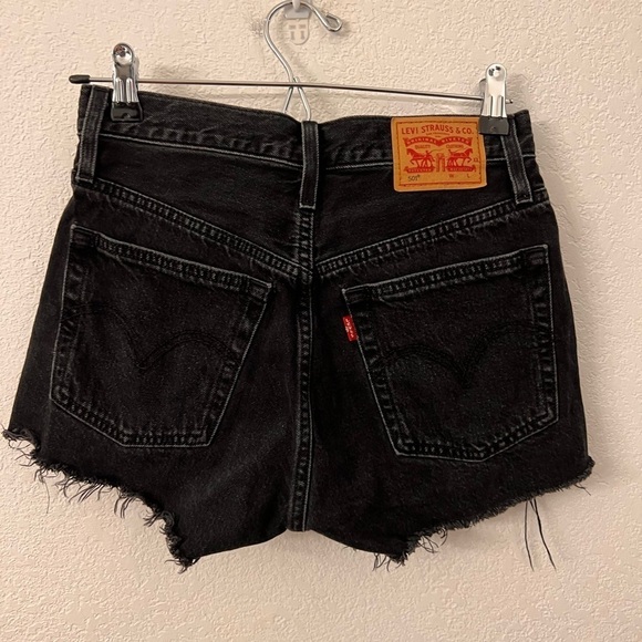 Levi’s ribcage button up shorts womens size 24 - Picture 2 of 9